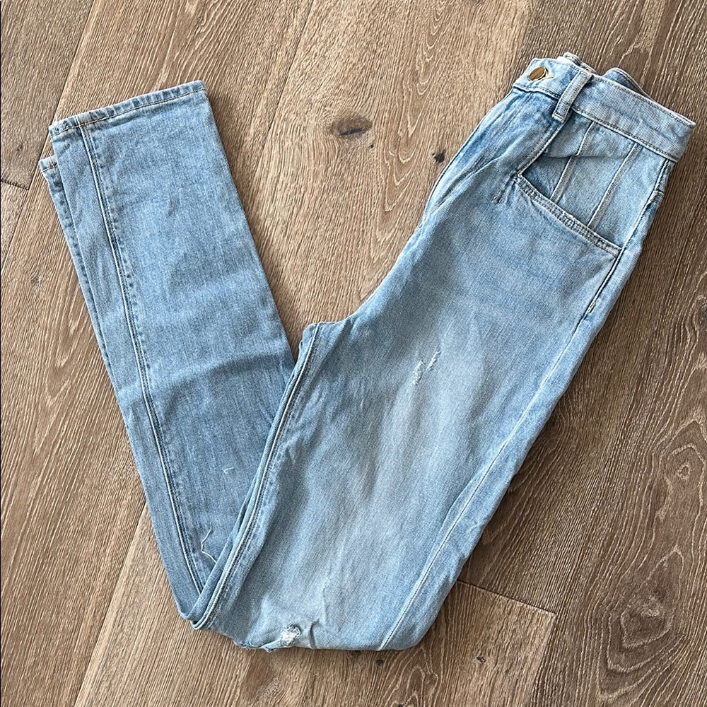 Favorite Daughter Blue Skinny Jeans Classic Fit